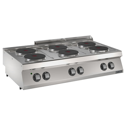 Modular Cooking Range Line EVO700 6-Hot Plates Electric Boiling Top Range 372019