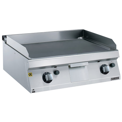 Modular Cooking Range Line EVO700 800mm Gas Fry Top, Smooth Brushed Chrome Plate 372330