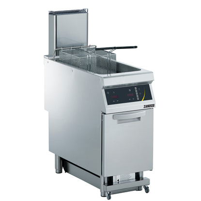 Modular Cooking Range Line EVO900 One Well Gas Fryer 23 liter with Electronic control and Oil filtering 392334